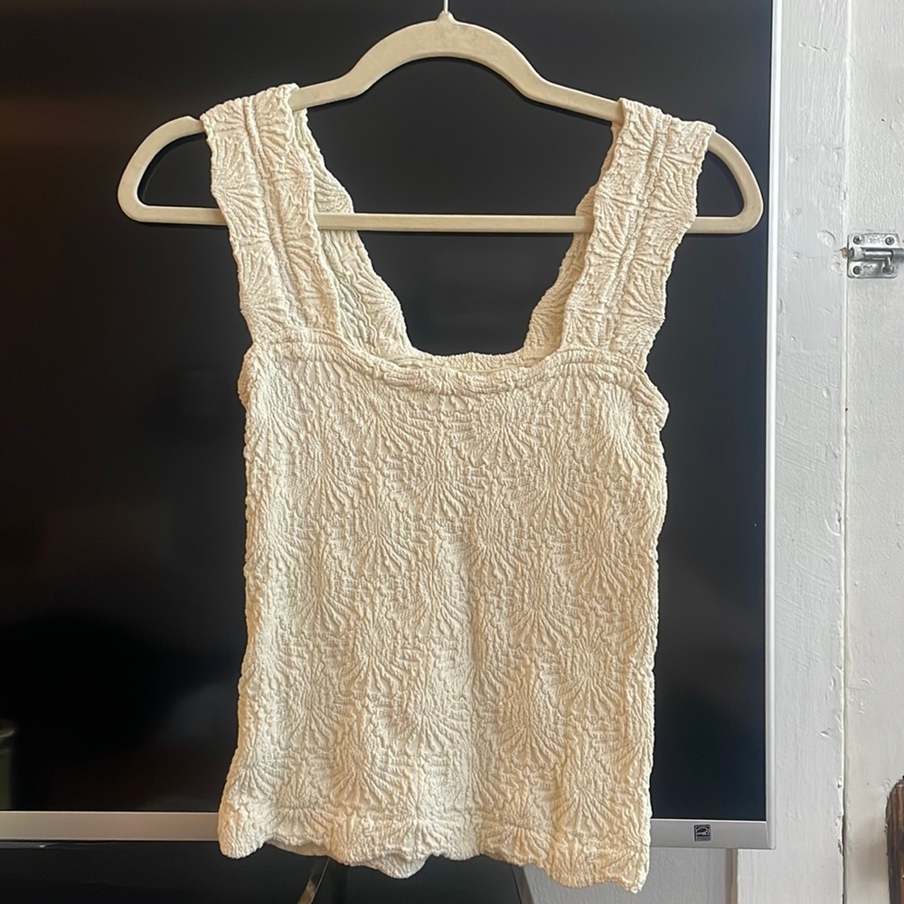 Free People Love Letter Cami Ivory